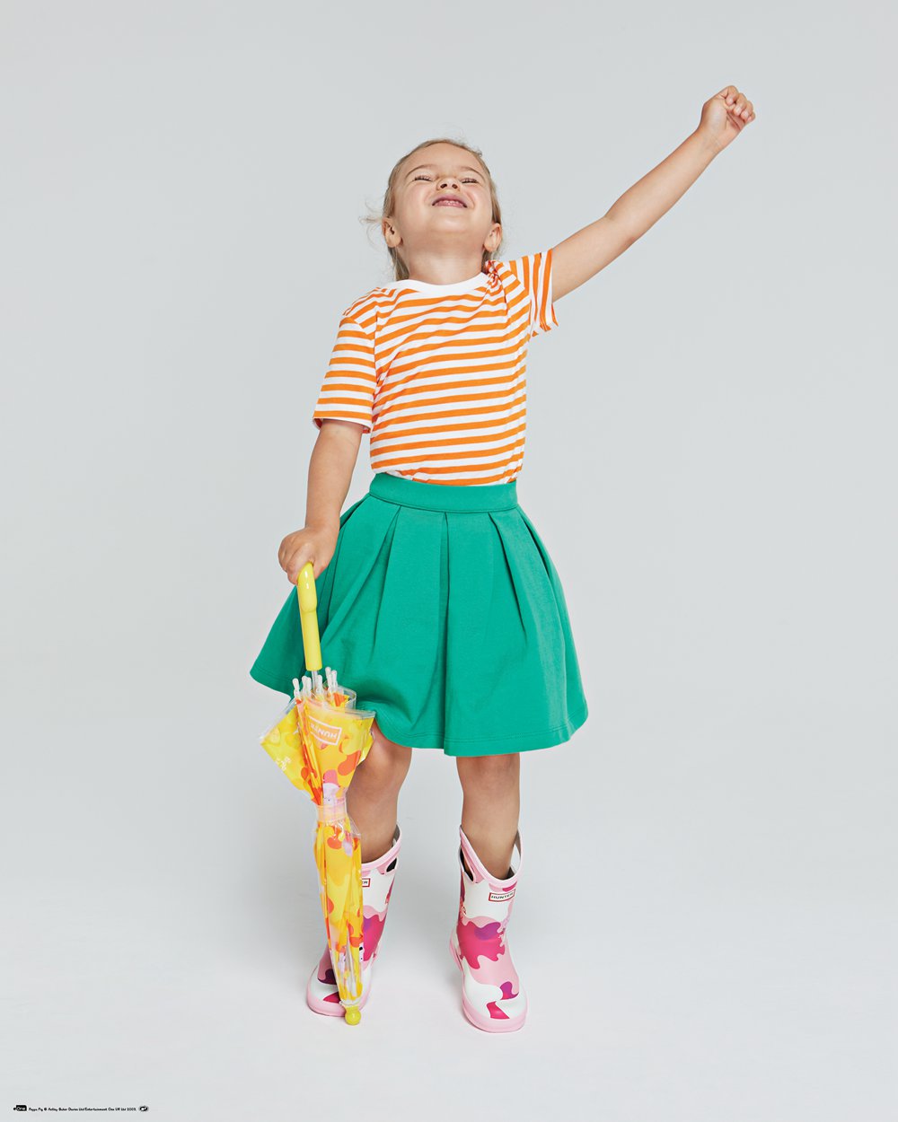 Galochas Hunter Criança Rosa - Original First Peppa Pig Grab Handle - 20TKDFGZS